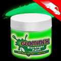 Glominex Blacklight Paint 8 Oz. Jar Green